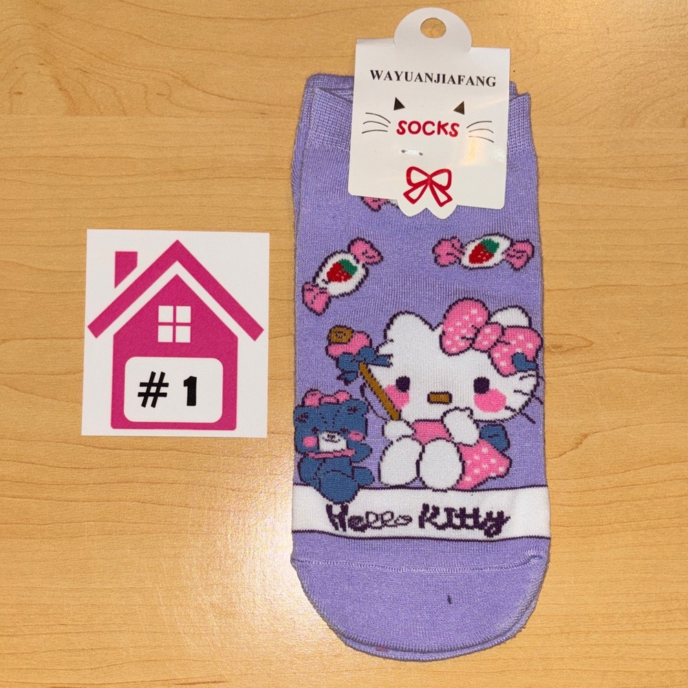 🩷. Ankle Socks Cute Kawaii Cartoon Character Socks